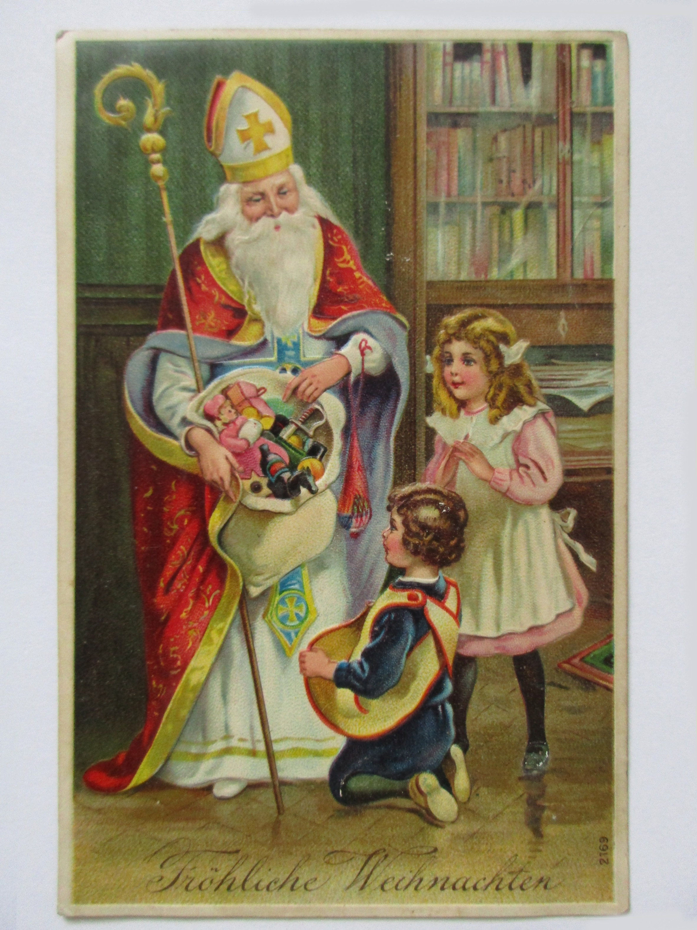 1203 Nikolaus Postkarte