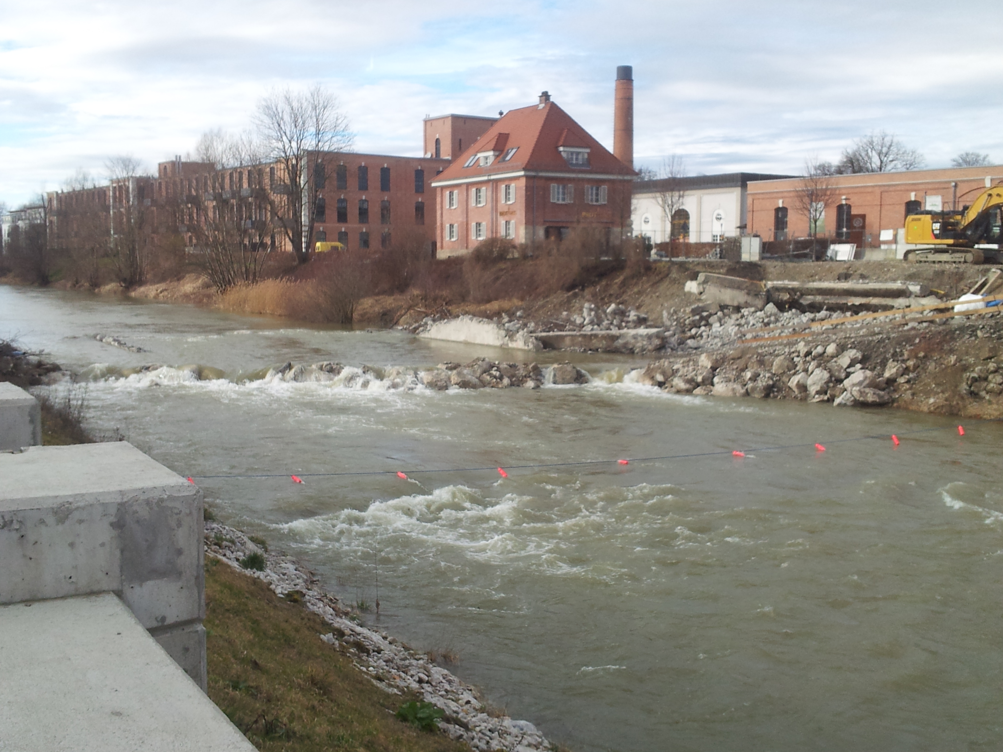 bauarbeiten Mangfallbrueck kolbermoor 1