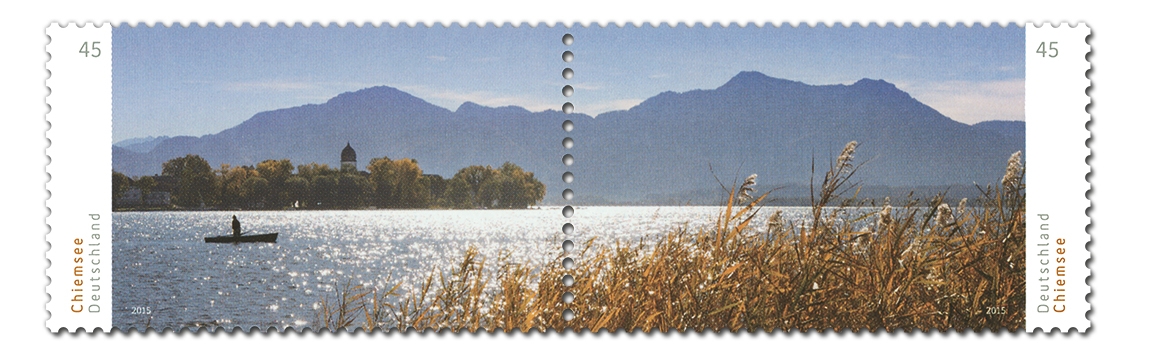 Briefmarke Chiemsee