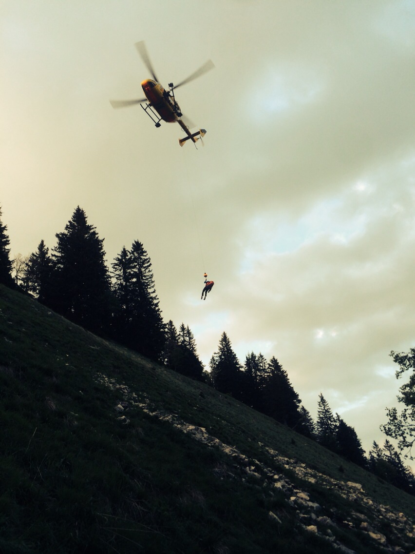 Rettungseinsatz Hubschrauber